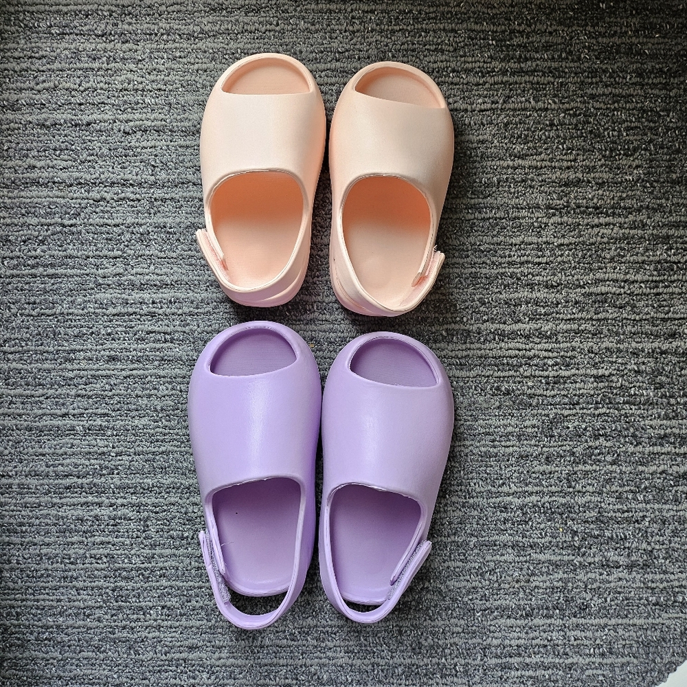 2 pairs toddlers foam sandals